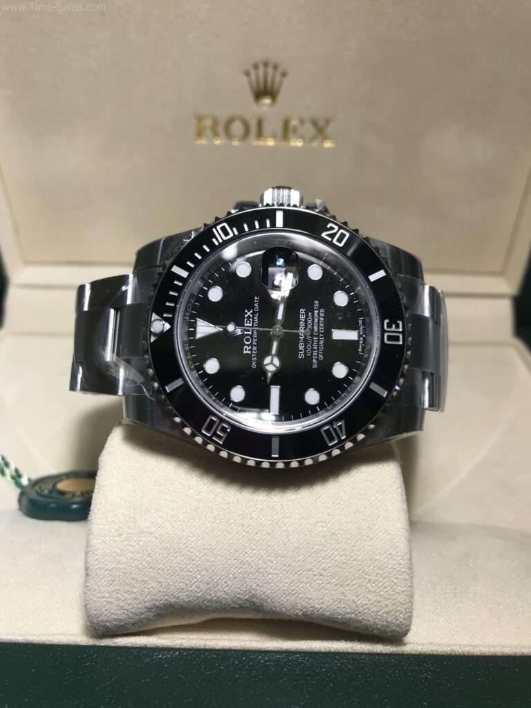 Rolex Submariner Ceramic Black 41mm 3135 VSF Swiss เรือนเงิน หน้าดำ ขอบเซลามิก 08