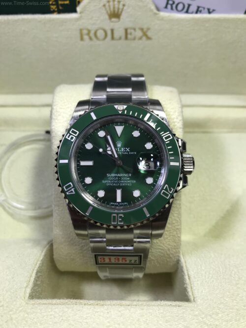 Rolex Submariner Ceramic Green Dial Hulk 41mm 3135 ZF Swiss