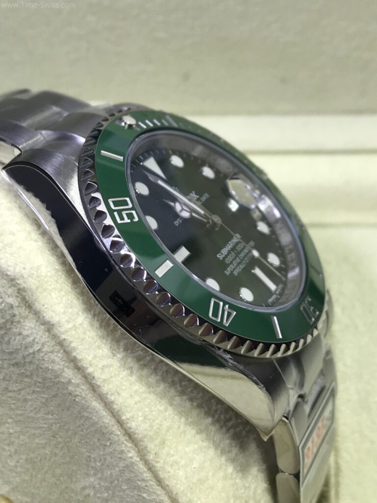 Rolex Submariner Ceramic Green Hulk 41mm ZZ Swiss เรือนเงิน หน้าเขียว ขอบเซลามิกเขียว 03