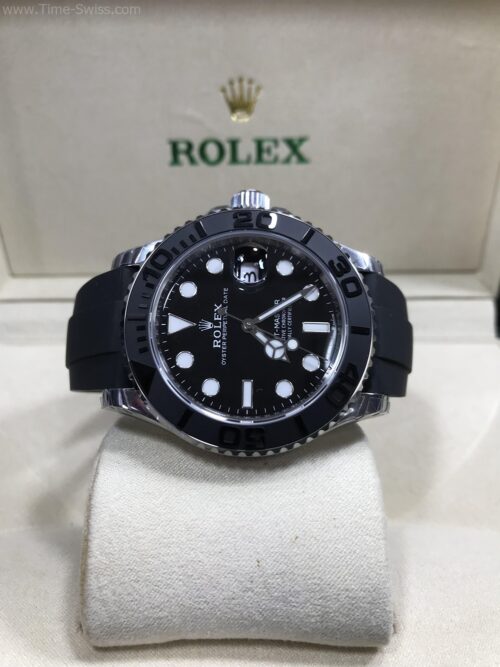 Rolex Yachtmaster Black Dial 42mm Rubble VSF Swiss