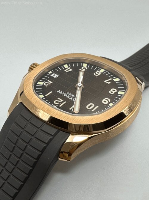 Patek Aquanaut 5167R Rose Gold Brown Dial Rubble 40mm 3K V3 Swiss