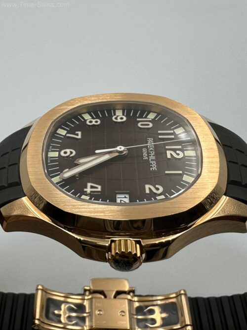 Patek Aquanaut 5167R Rose Gold Brown Dial Rubble 40mm 3K V3 Swiss