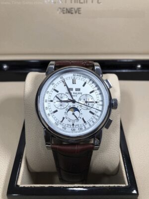 Patek Geneve Chronograph White Dial 42mm CC