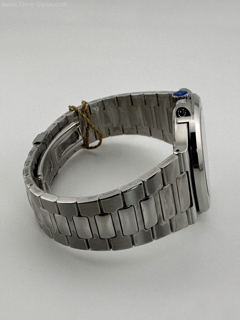 Patek Nautilus Moon Phase Blue Dial 40mm PPF Swiss เรือนเงิน หน้าน้ำเงิน สายเลส 05