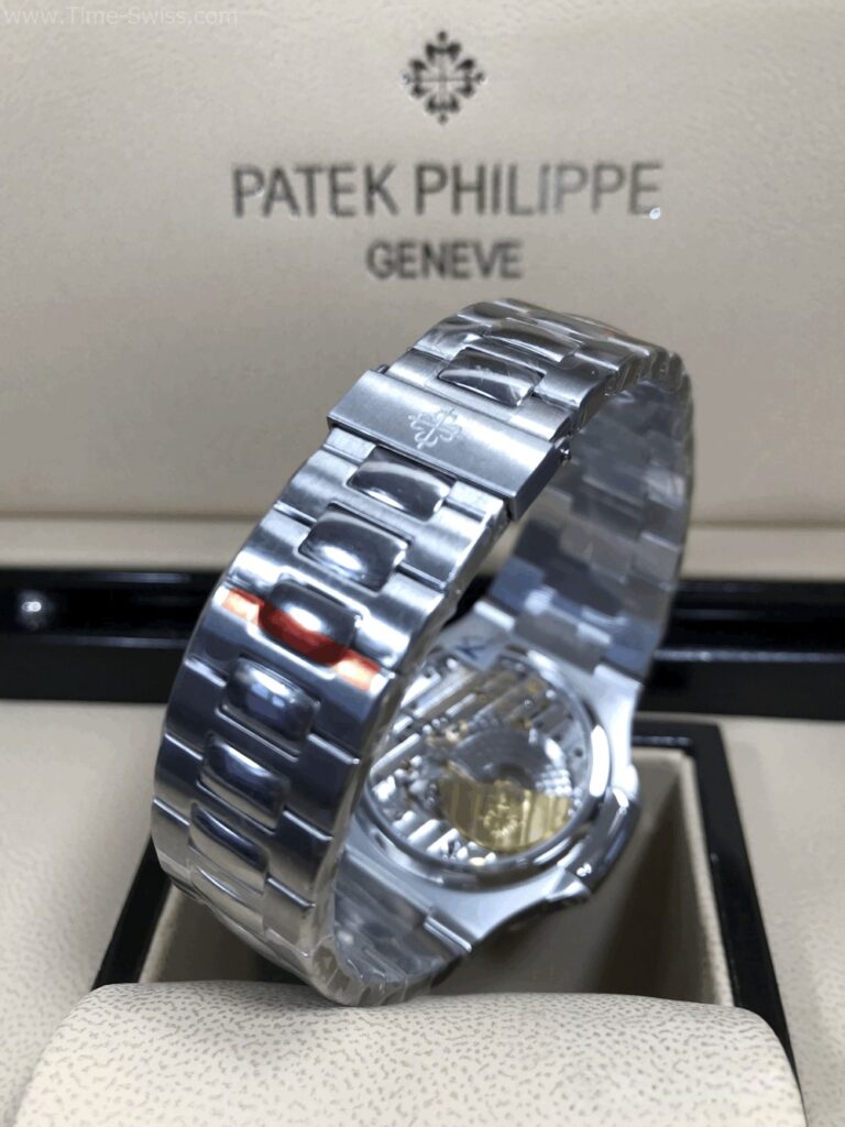 Patek Nautilus 5740 Grey Dial 40mm GR Swiss เรือนเงิน หน้าเทา 05