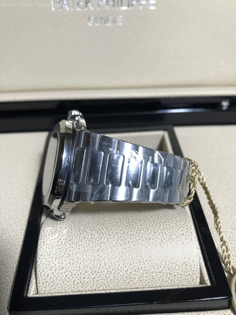 Patek Nautilus Blue Dial 40mm PPF Swiss ยักษ์ตาเดียว เรือนเงิน หน้าน้ำเงิน สายเลส 04