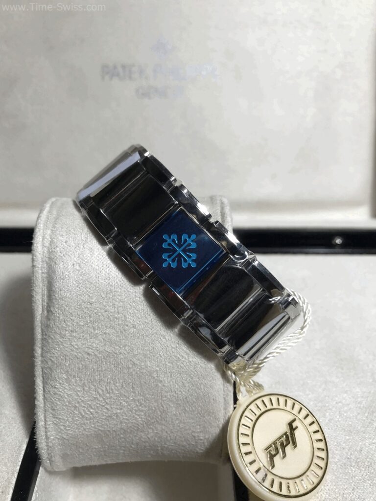 Patek Twenty-4 Grey Dial 30mm PPF Ladies Swiss หน้าเทา เรือนเงิน ขอบเพชร 05