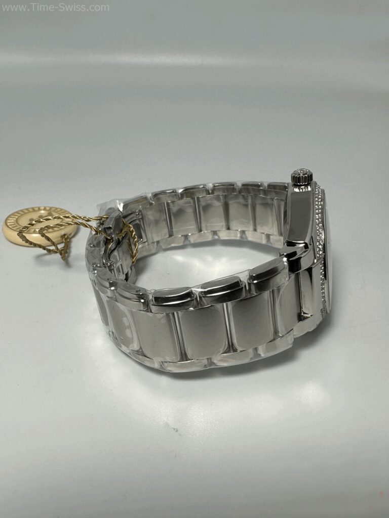 Patek Twenty-4 7300 Green Dial Diamond 36mm PPF V2 Swiss เรือนเงิน ขอบเพชร หน้าเขียว 05