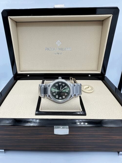 Patek Twenty-4 7300 Green Dial Diamond 36mm PPF V2 Swiss