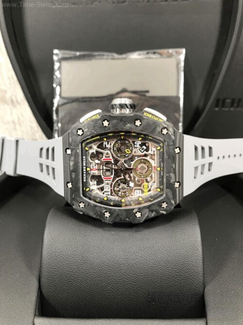 Richard Mille RM011-03 Carbon White Rubber 40mm KV V4 Swiss