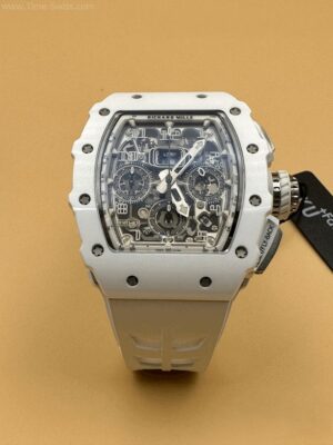 Richard Mille RM011-03 Flyback White Ceramic 43mm KV V2 Swiss