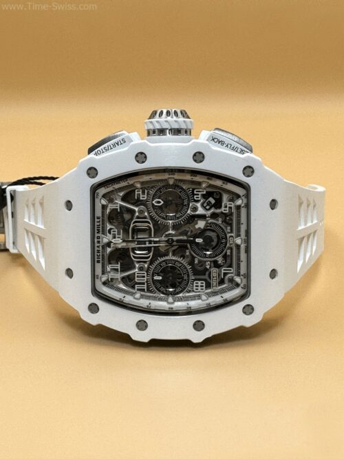 Richard Mille RM011-03 Flyback White Ceramic 43mm KV V2 Swiss