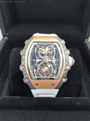 Richard Mille RM21-01 Aerodyne Carbon White Rubber 40mm RM Swiss