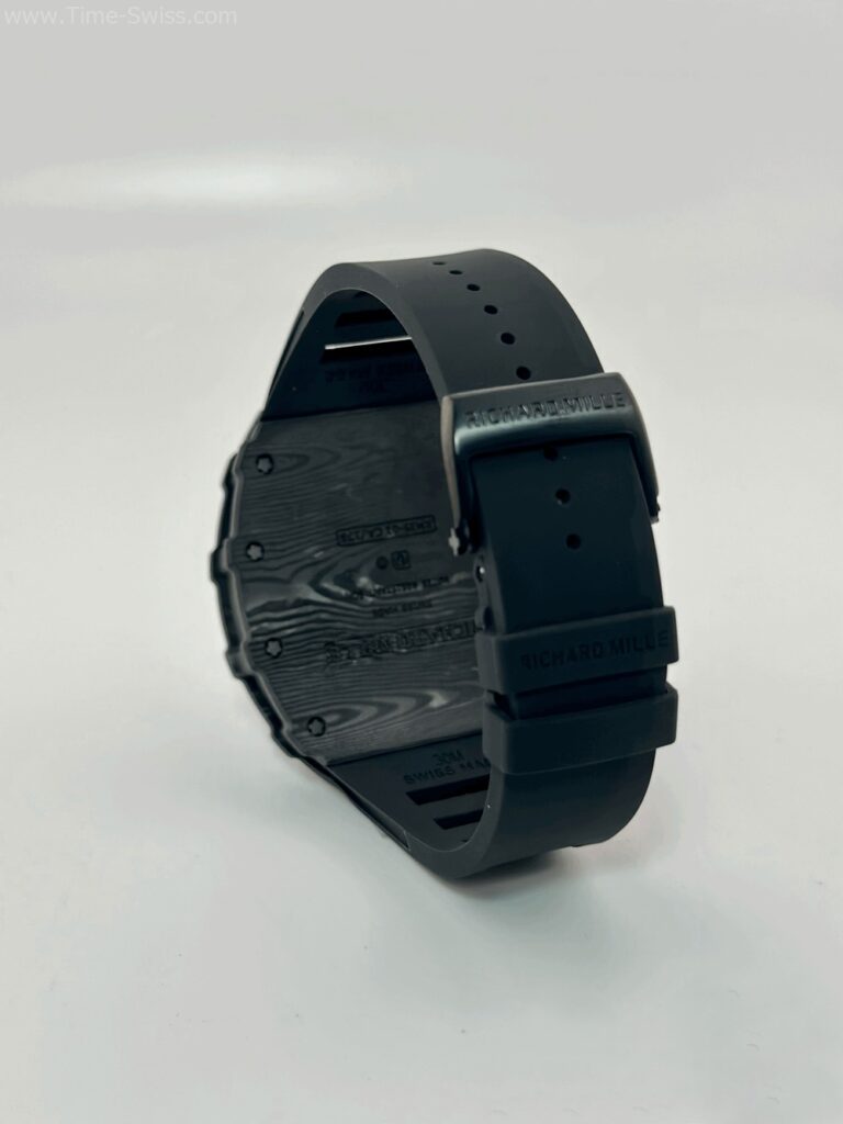 Richard Mille RM035-01 Carbon Black Rubber BBR Swiss เรือนคาร์บอนดำ สายยางดำ 04