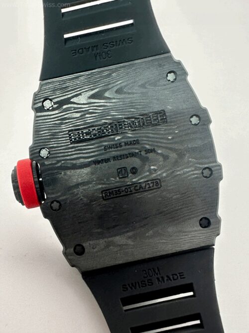 Richard Mille RM035-01 Carbon Black Rubber 42mm BBR Swiss