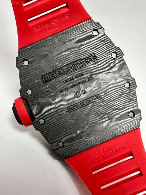 Richard Mille RM035-01 Carbon Red Rubber 42mm BBR Swiss