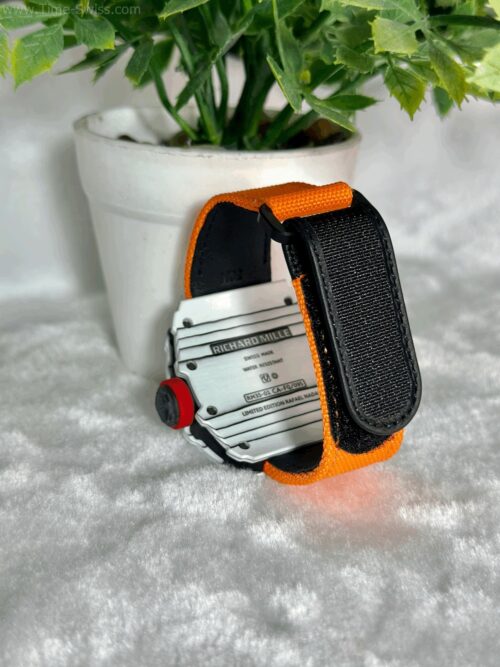 Richard Mille RM035-01 White Carbon Orange Cloth Strap 42mm BBR Swiss