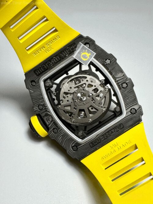 Richard Mille RM035-02 Carbon Yellow Rubber 42mm BBR Swiss