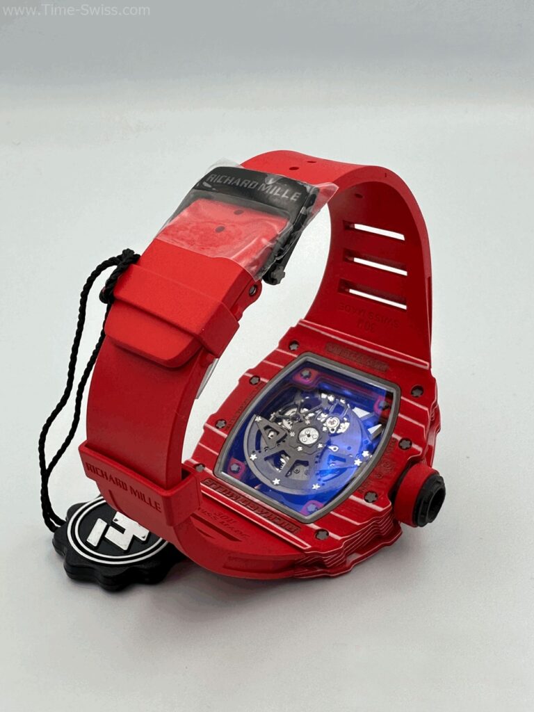 Richard Mille RM035-02 Red Carbon Red Rubber ZF V5 Swiss เรือนคาร์บอนแดง สายยางแดง 04