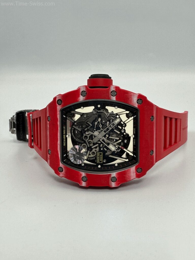 Richard Mille RM035-02 Red Carbon Red Rubber ZF V5 Swiss เรือนคาร์บอนแดง สายยางแดง 05