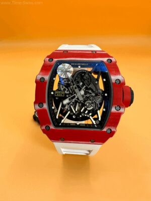 Richard Mille RM035-02 Red Carbon White Rubber 40mm ZF V5 Swiss