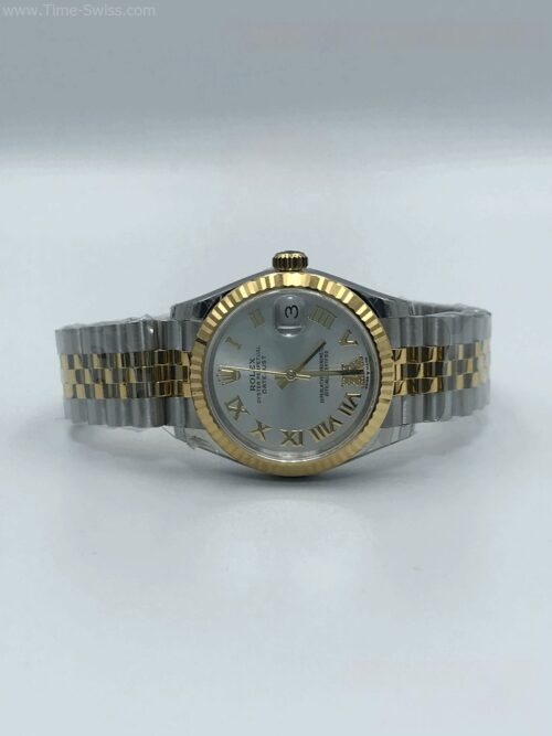 Rolex Datejust 278274 Gold 2K White Dial VI 31mm Ladies EW Swiss