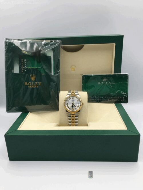 Rolex Datejust 278274 Gold 2K White Dial VI 31mm Ladies EW Swiss