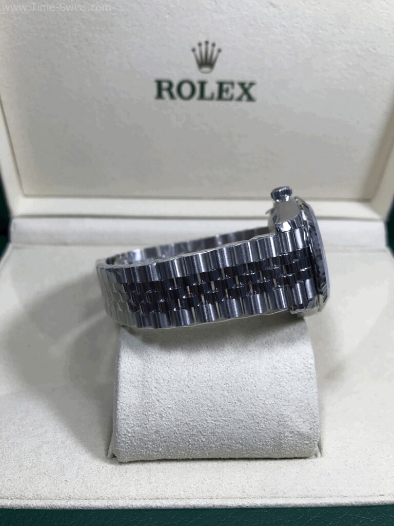 Rolex Datejust Black Dial 31mm Roman Ladies Swiss หน้าดำ สายจูบีลี5ข้อ 04