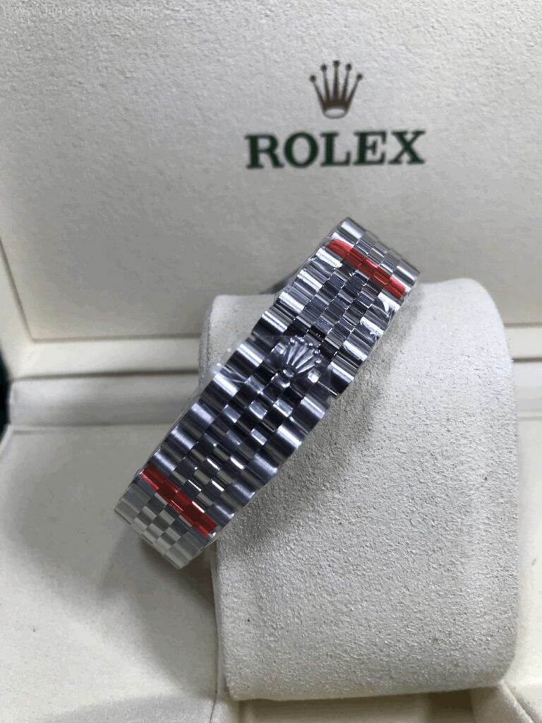 Rolex Datejust Black Dial 31mm Roman Ladies Swiss หน้าดำ สายจูบีลี5ข้อ 05