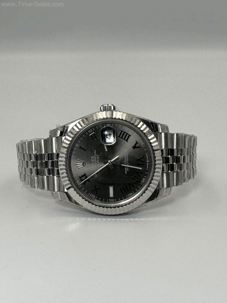 Rolex Datejust Black Dial Roman Jubilee 41mm Swiss หน้าดำ โรมัน สายจูบีลี5ข้อ 02