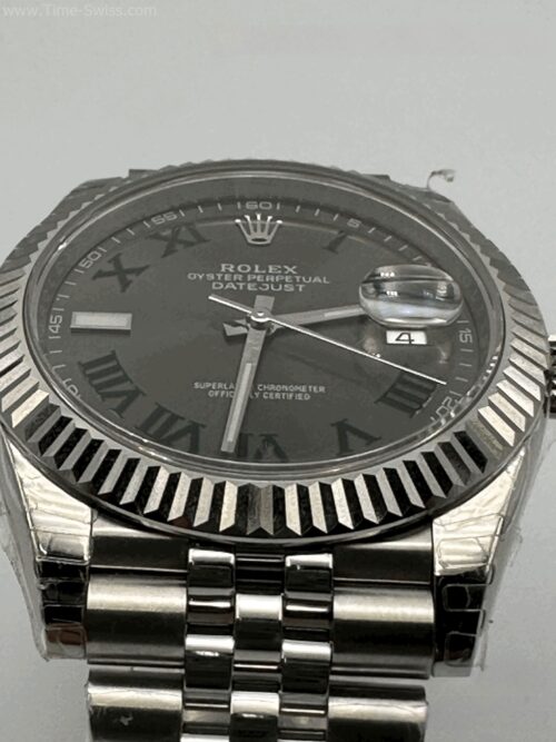 Rolex Datejust M126334 Black Dial Roman Jubilee 41mm EW Swiss