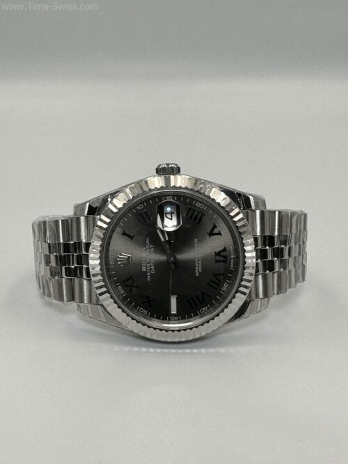 Rolex Datejust M126334 Black Dial Roman Jubilee 41mm EW Swiss