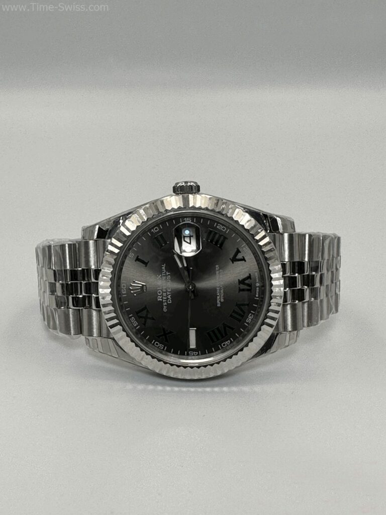 Rolex Datejust Black Dial Roman Jubilee 41mm Swiss หน้าดำ โรมัน สายจูบีลี5ข้อ 04