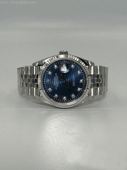 Rolex Datejust M126334 Blue Fluted Motif Dial Jubilee 41mm VSF Swiss