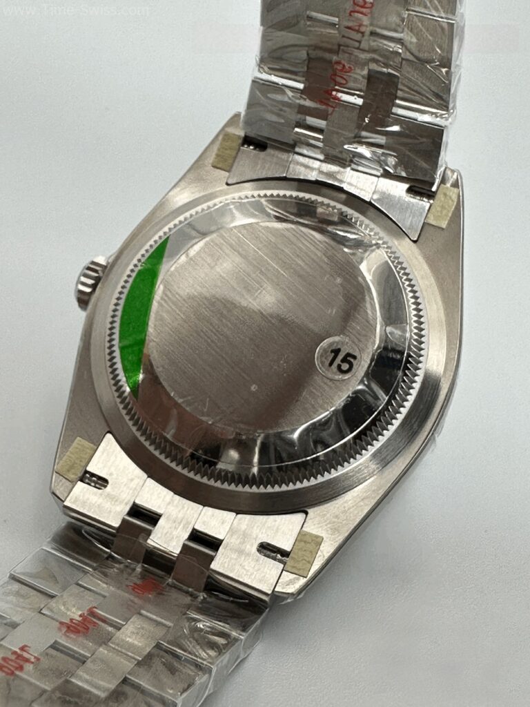 Rolex Datejust Green Olive Dial Jubilee 41mm Swiss หน้าเขียวเพชร ใบไม้ สายจูบีลี5ข้อ 07