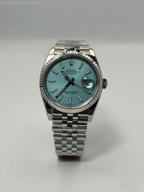 Rolex Datejust Ice Blue Dial Jubilee 41mm EW Swiss