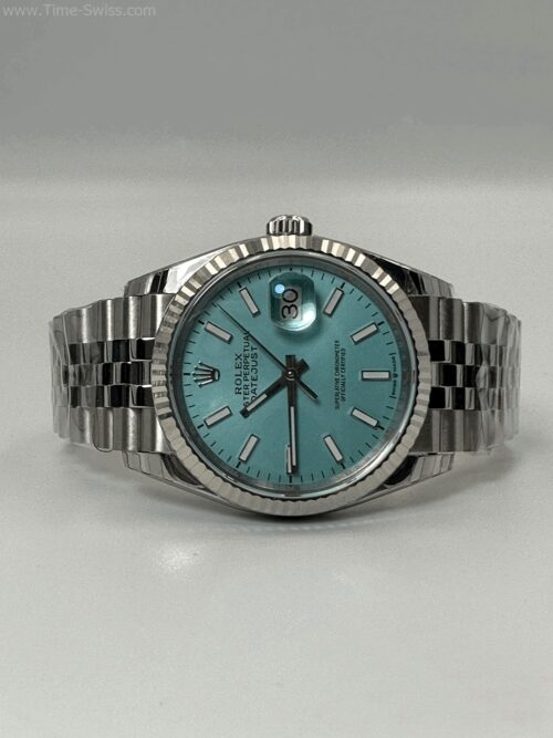 Rolex Datejust Ice Blue Dial Jubilee 41mm EW Swiss