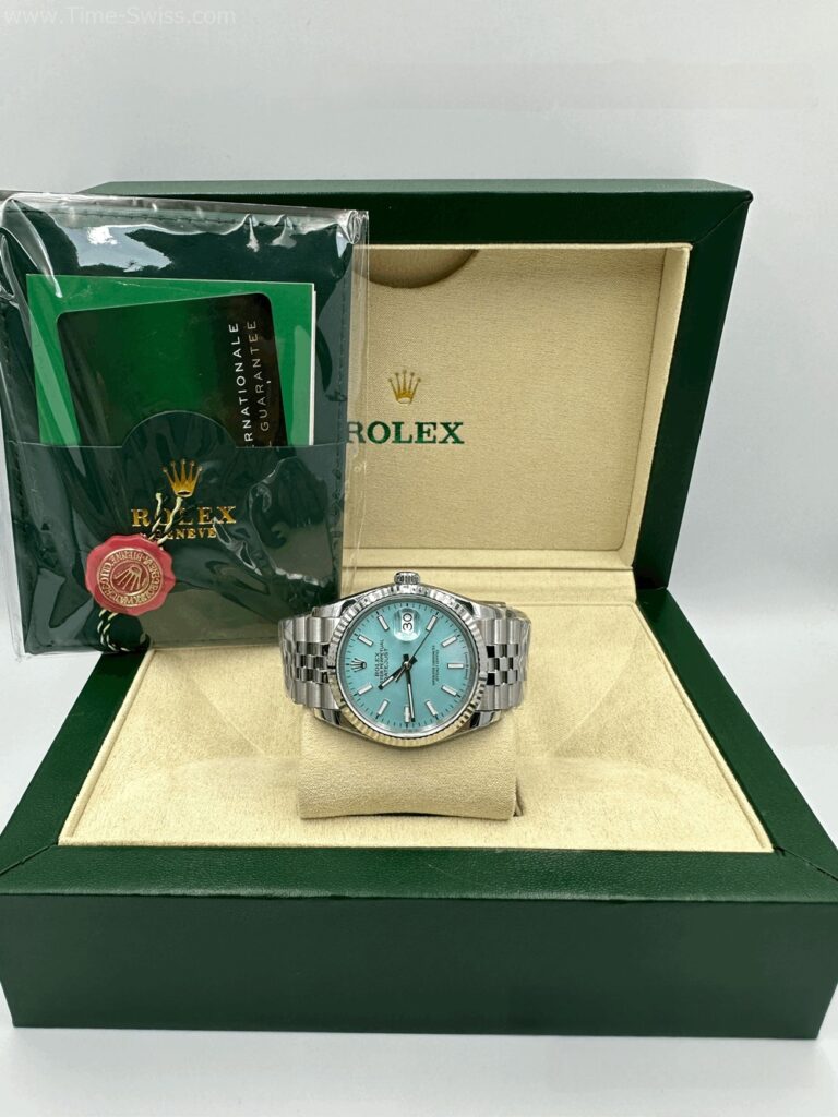 Rolex Datejust Ice Blue Dial Jubilee 41mm Swiss หน้าฟ้าขีด สายจูบีลี5ข้อ 09