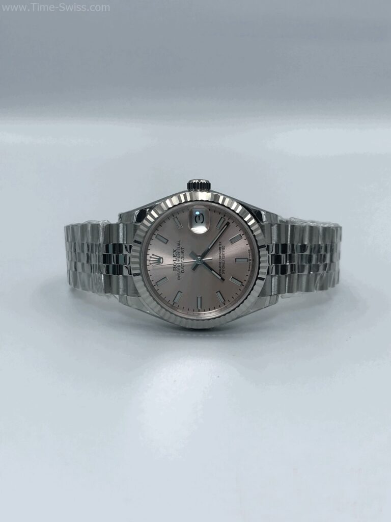 Rolex Datejust Pink Dial 31mm Ladies Swiss หน้าชมพูขีด สายจูบีลี5ข้อ 02