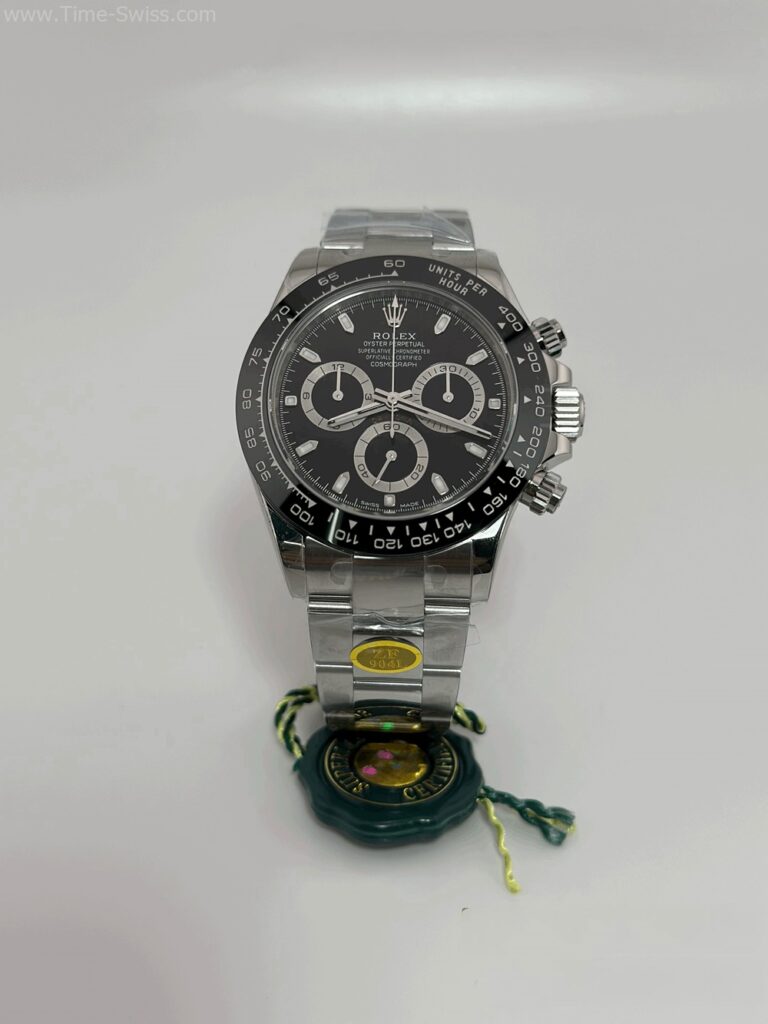 Rolex Daytona Ceramic Black Dial 40mm Swiss ZF V1 หน้าดำ ขอบเซลามิก 01