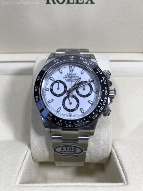 Rolex Daytona Ceramic M116500LN White Dial 40mm Swiss Clean