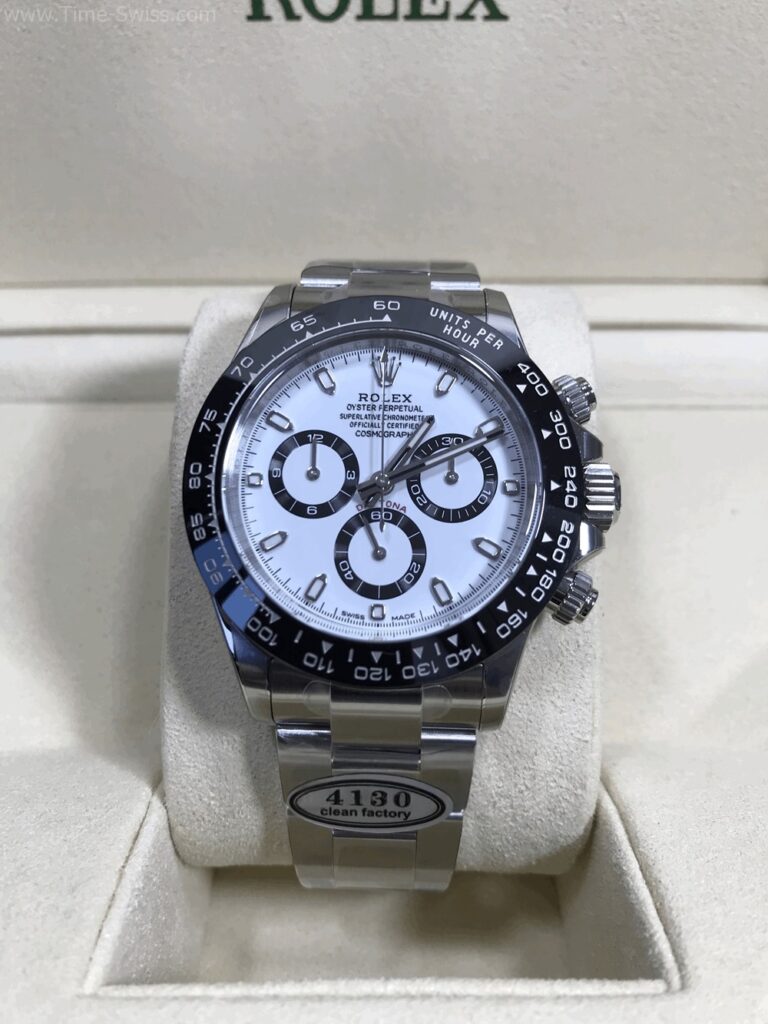 Rolex Daytona Ceramic White Dial 40mm Swiss Clean หน้าขาว ขอบเซลามิก แพนด้า 01