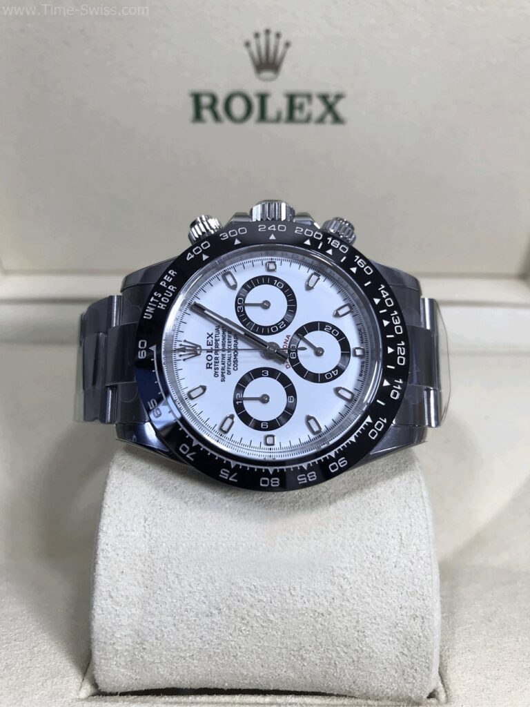 Rolex Daytona Ceramic White Dial 40mm Swiss Clean หน้าขาว ขอบเซลามิก แพนด้า 02