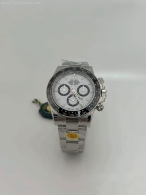 Rolex Daytona Ceramic 126500LN White Dial 40mm Swiss ZF V2 Panda