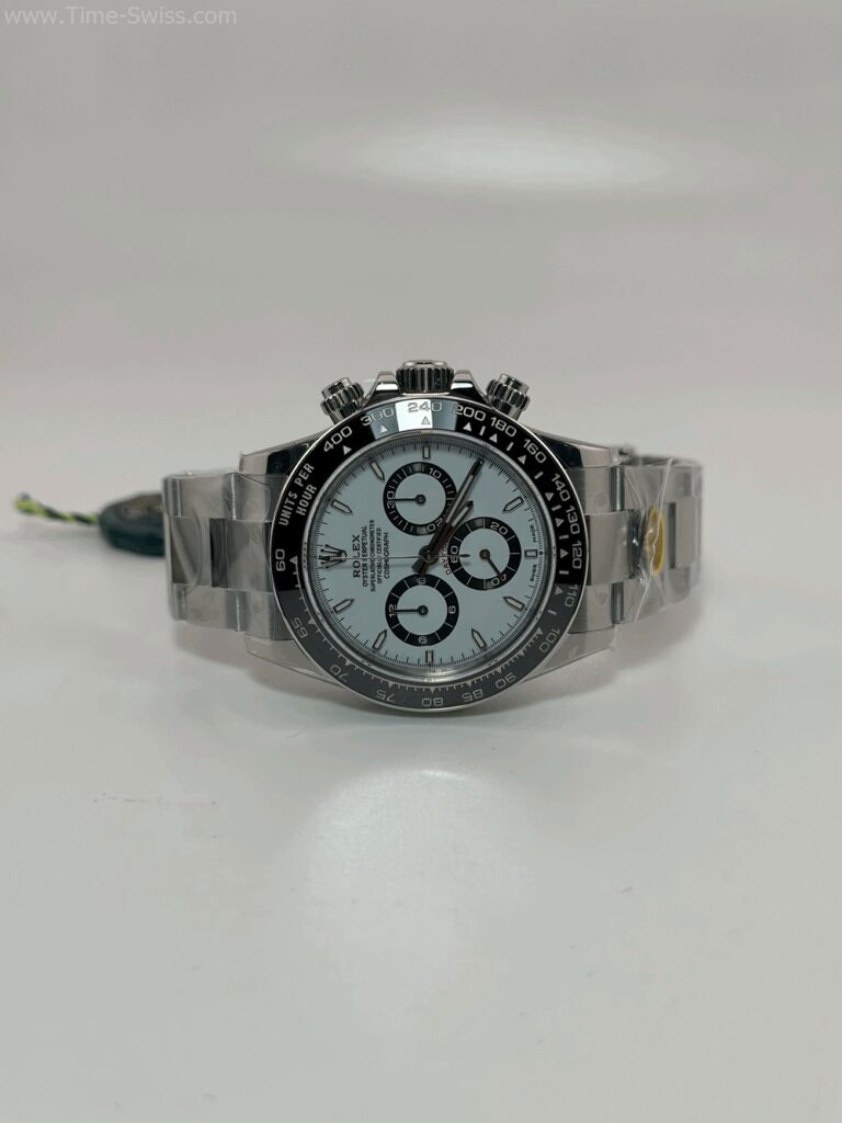 Rolex Daytona Ceramic White Dial 40mm Swiss ZF V2 Panda หน้าขาว ขอบเซลามิก 02