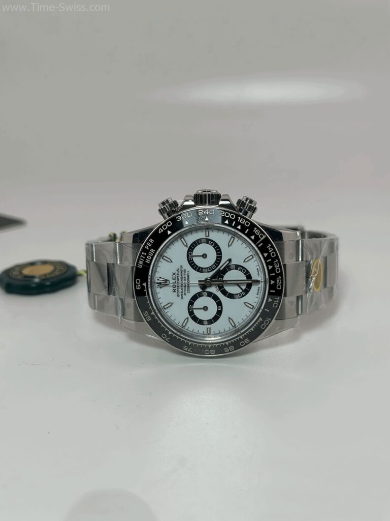 Rolex Daytona Ceramic White Dial 40mm Swiss ZF V2 Panda หน้าขาว ขอบเซลามิก 08