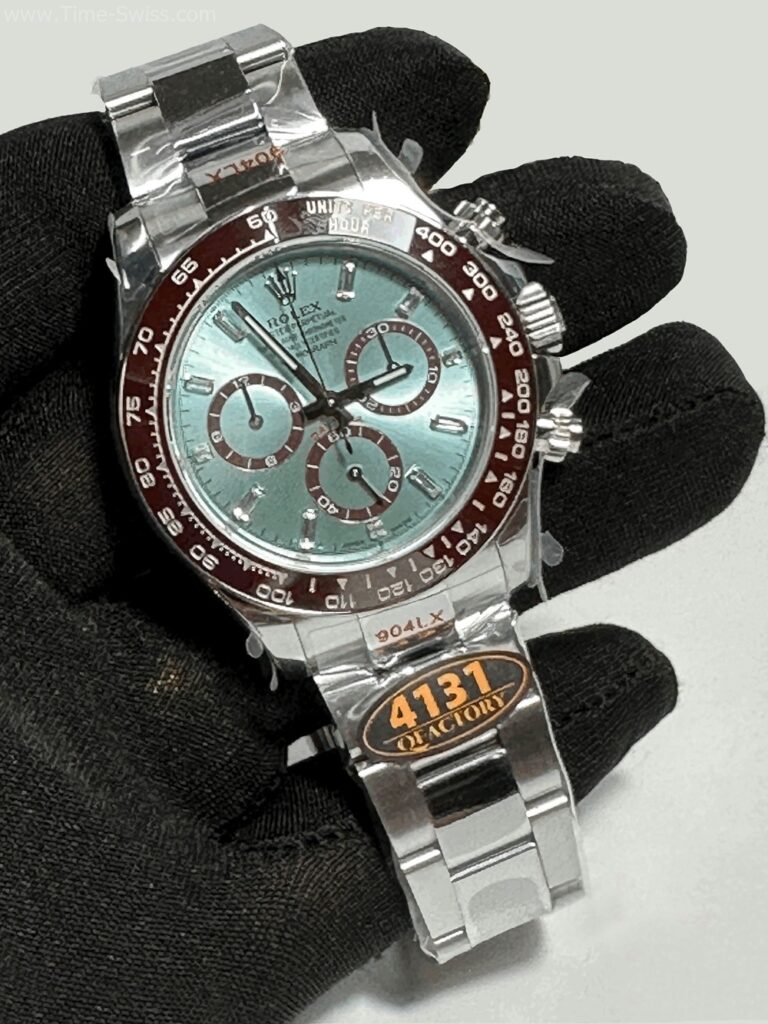 Rolex Daytona Ice Blue Dial 40mm Swiss Q หน้าฟ้า เปลือยหลัง โชว์เครื่อง 09