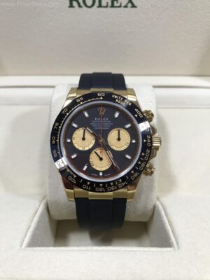 Rolex Daytona Ceramic Gold 116518LN Black Dial Rubble 40mm EW Swiss