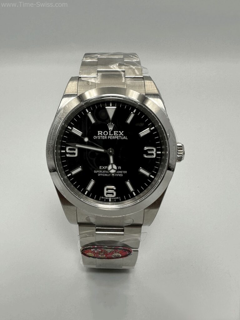 Rolex Explorer Black Dial 39mm Clean V3 Swiss เรือนเงิน หน้าดำ 01