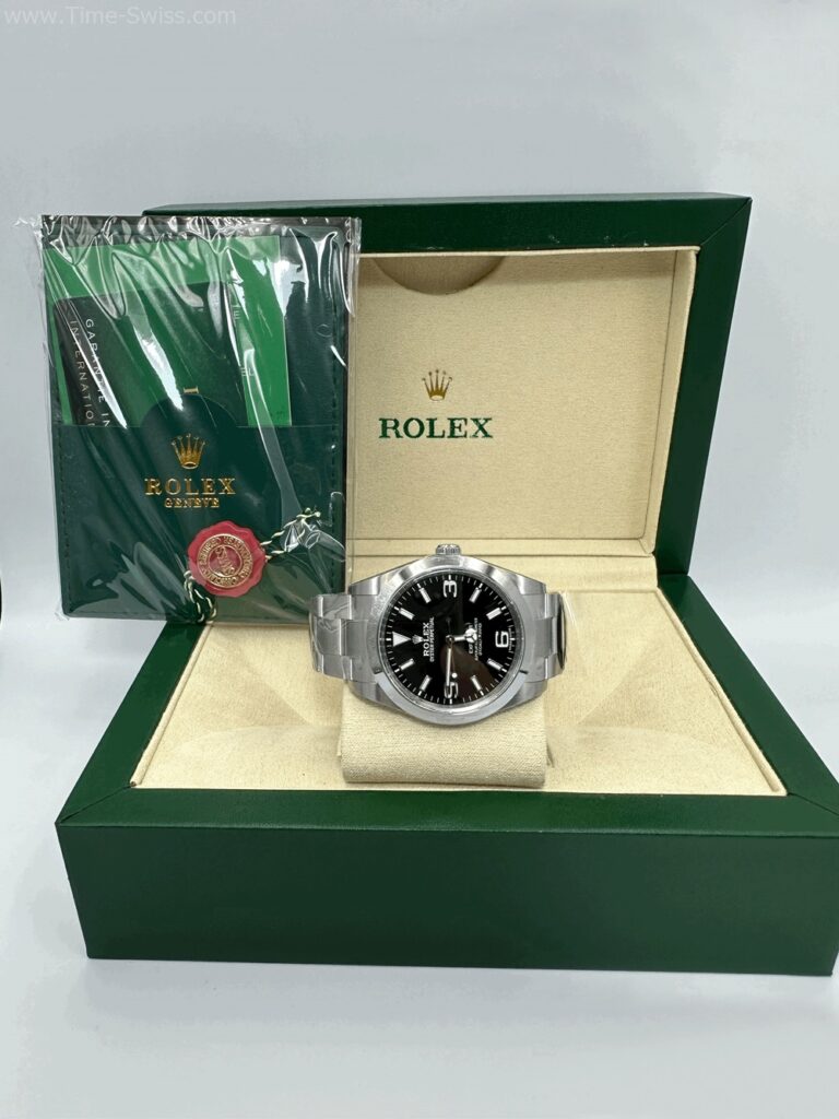 Rolex Explorer Black Dial 39mm Clean V3 Swiss เรือนเงิน หน้าดำ 07